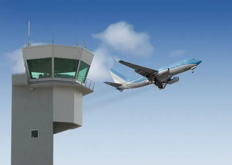 Airport-control-tower-jet-background